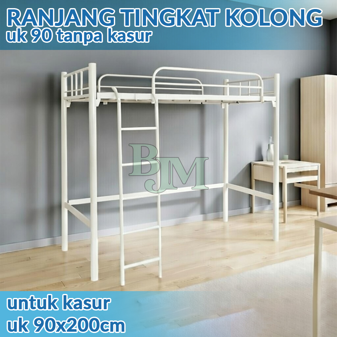 Ranjang tingkat kolong uk 90